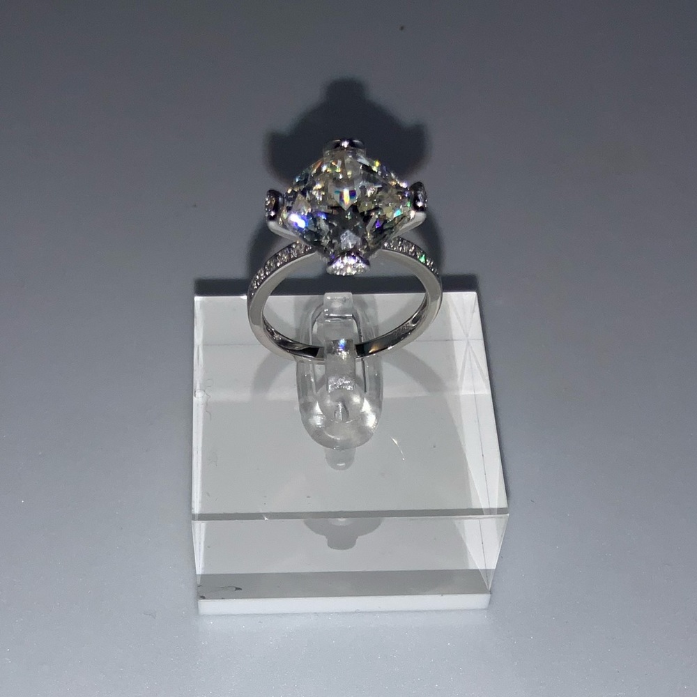4ct Princess Cut Ring - Picture 12 of 15